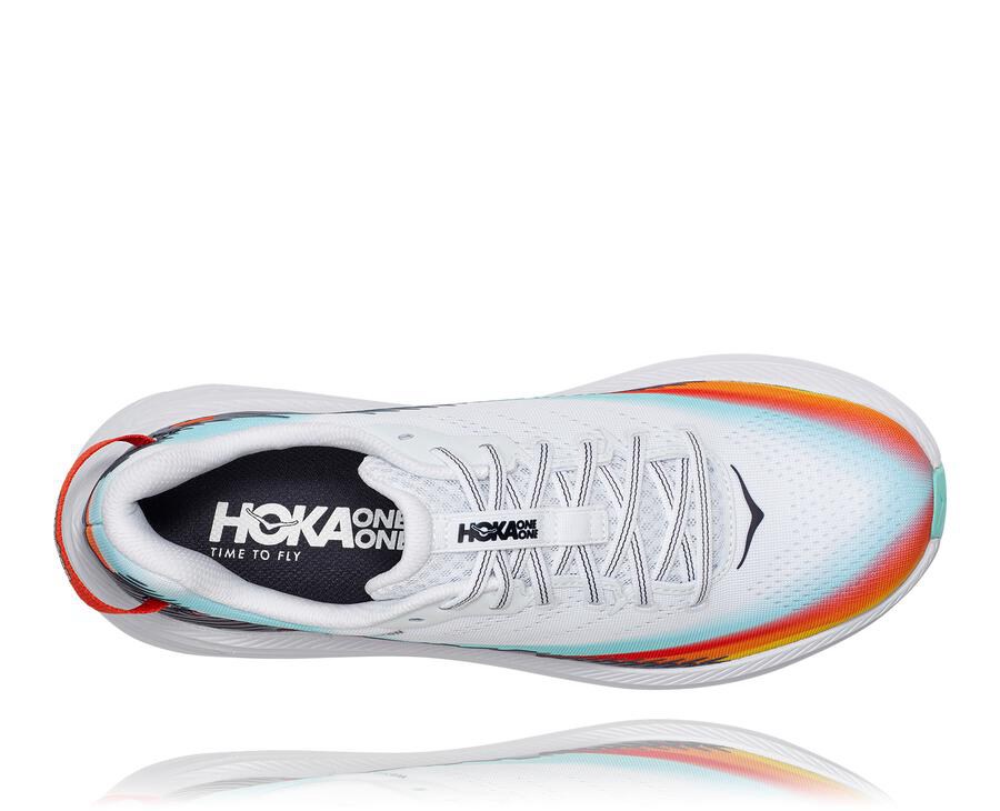 Hoka One One Hardloopschoenen Dames - Ironman Rincon 2 - Wit/Blauw - FK2786405